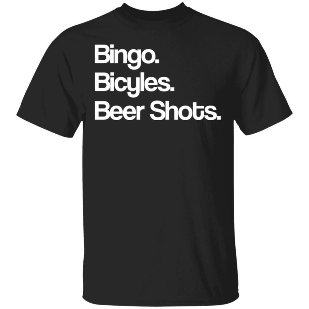 Bingo Bicycles Beer Shots Tshirts